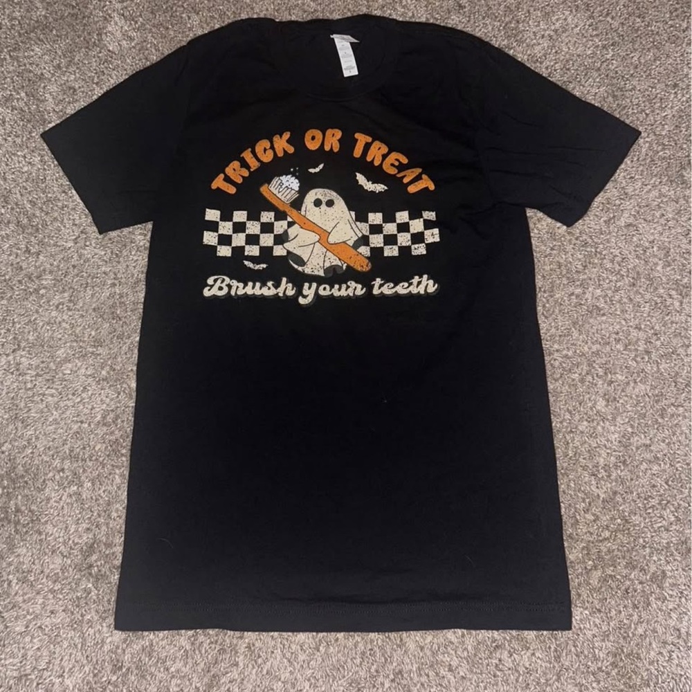 Black Dental Assistant/ Hygienist Halloween Graphic T-Shirt